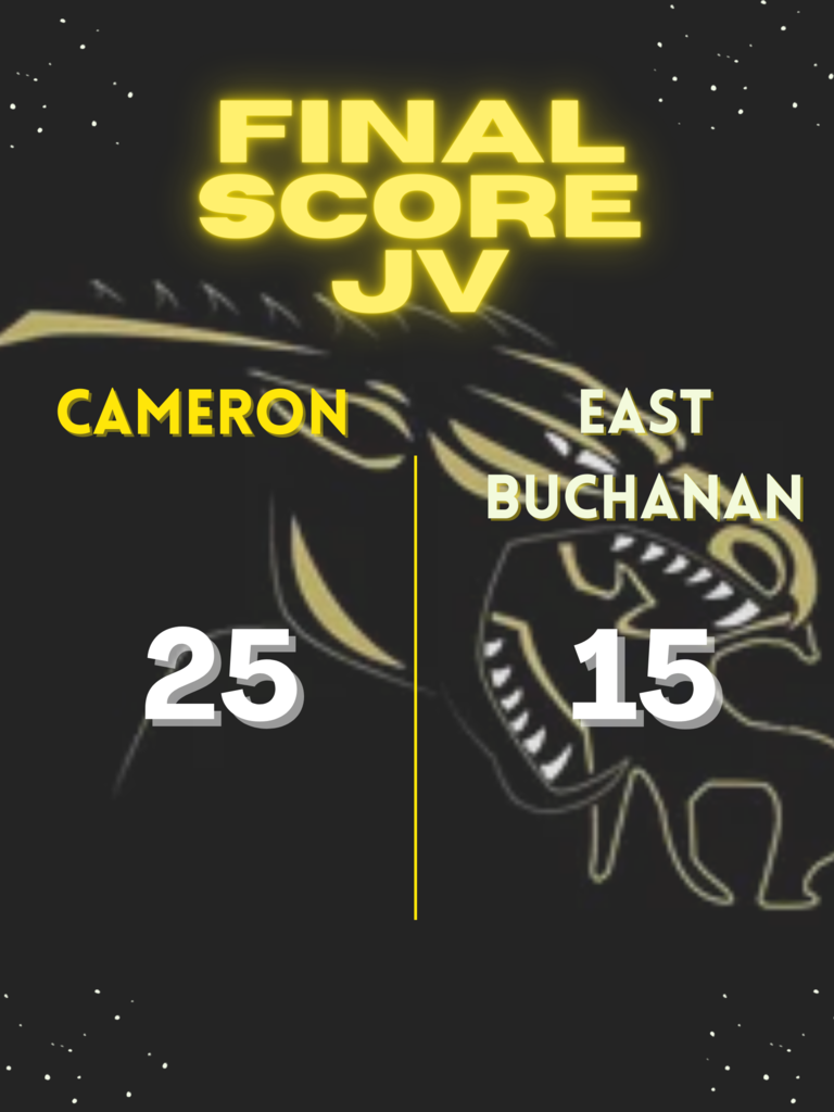 JV Final Score at East Buch