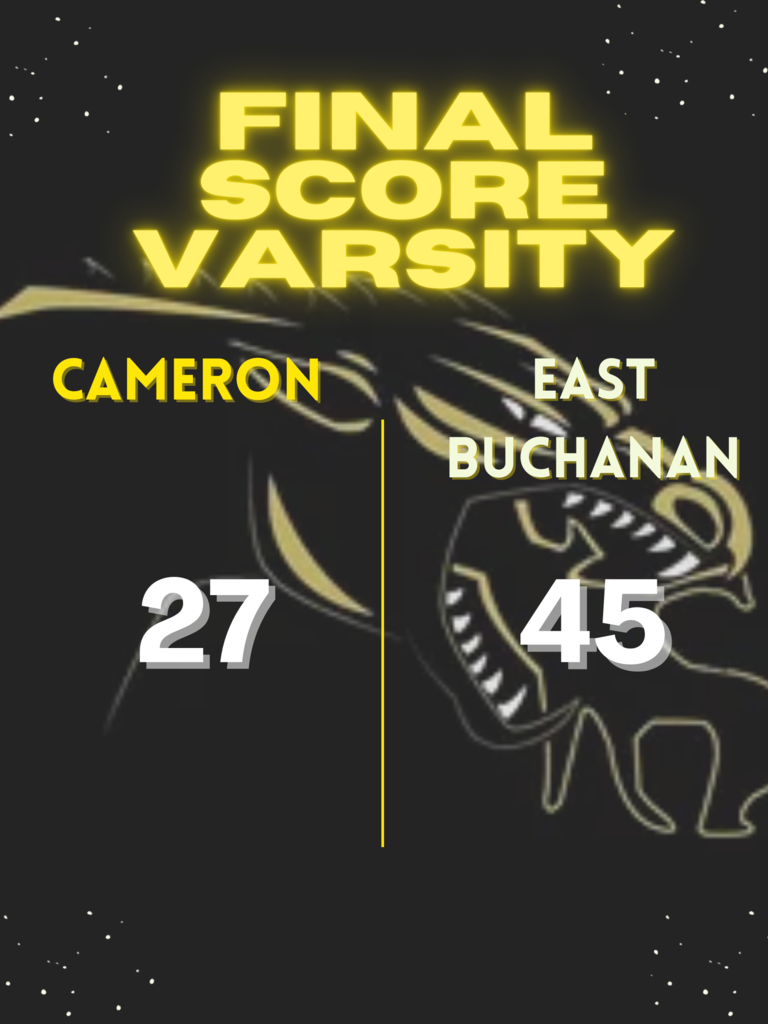 Varisty Final Score at East Buch