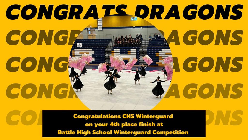 4th Place finish for Winterguard!