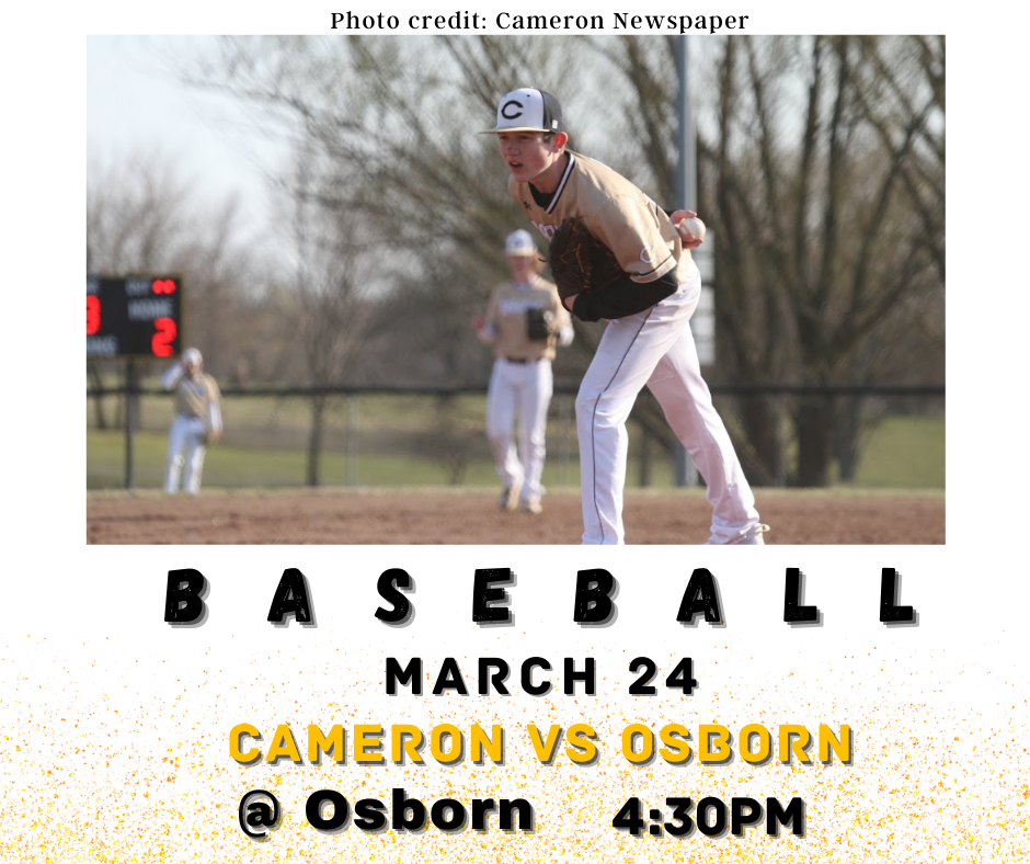 March 24 - Baseball @ Osborn